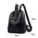 Mochila Feminina em Couro Genuíno Ariel