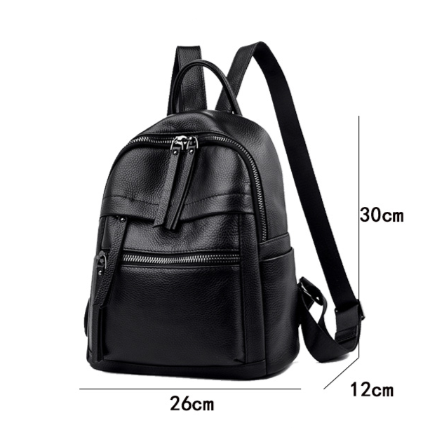 Mochila Feminina em Couro Genuíno Ariel
