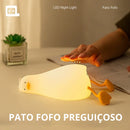 Luminária Pato™ Preguiçoso de Silicone Aciona com Tapa