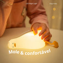 Luminária Pato™ Preguiçoso de Silicone Aciona com Tapa