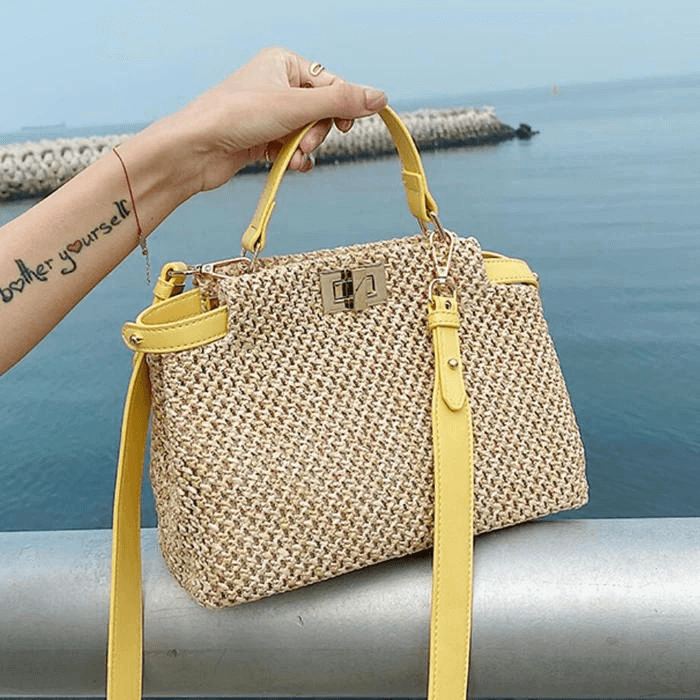 Bolsa de Palha Feminina - Encantária Anne