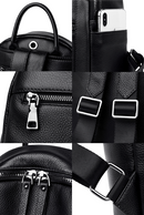Mochila Feminina em Couro Genuíno Ariel