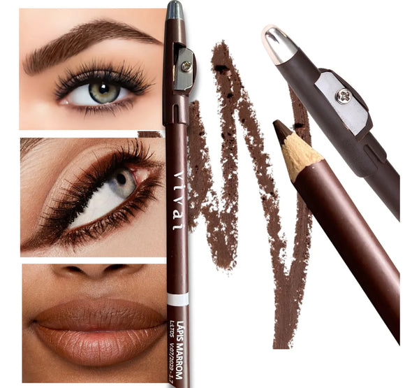 Lápis Delineador Vivai™ – Para olhos, sobrancelhas e boca 24hrs🔥