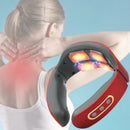 Massageador Cervical Elétrico 6 Modos Ultrassônico Alívio de Dores