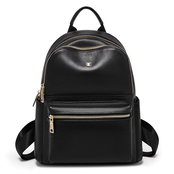 Mochila Feminina em Couro Genuíno Pandora