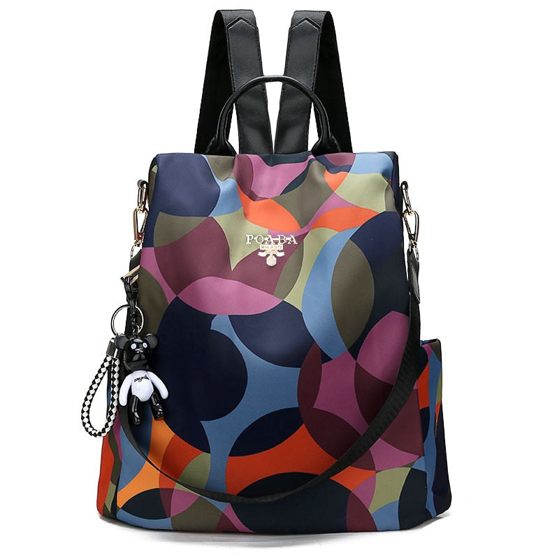 Mochila Anti-Furto Feminina Florata