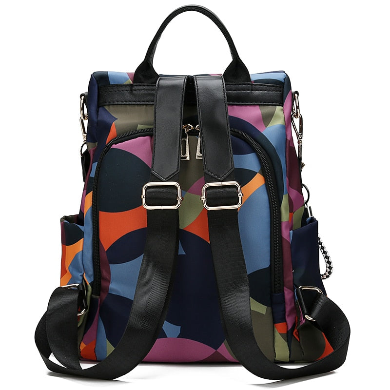 Mochila Anti-Furto Feminina Florata