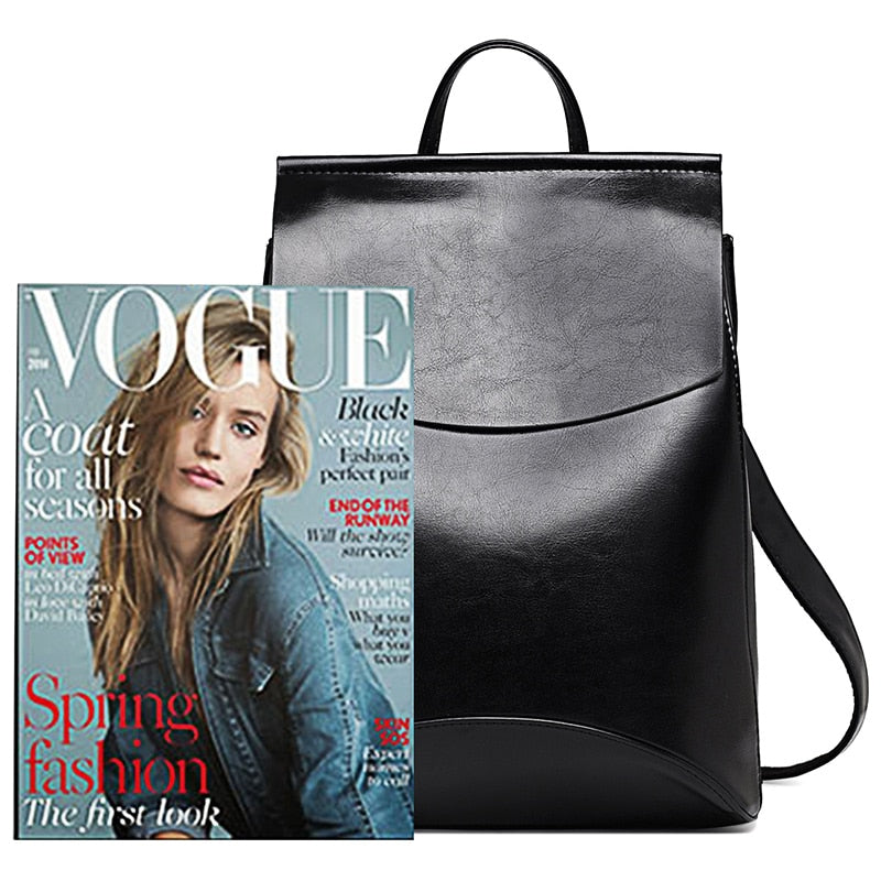 Mochila Feminina em Couro Charlotte