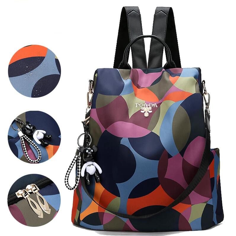 Mochila Anti-Furto Feminina Florata