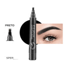 Caneta para sobrancelhas natural à prova d'água (2 POR 1)