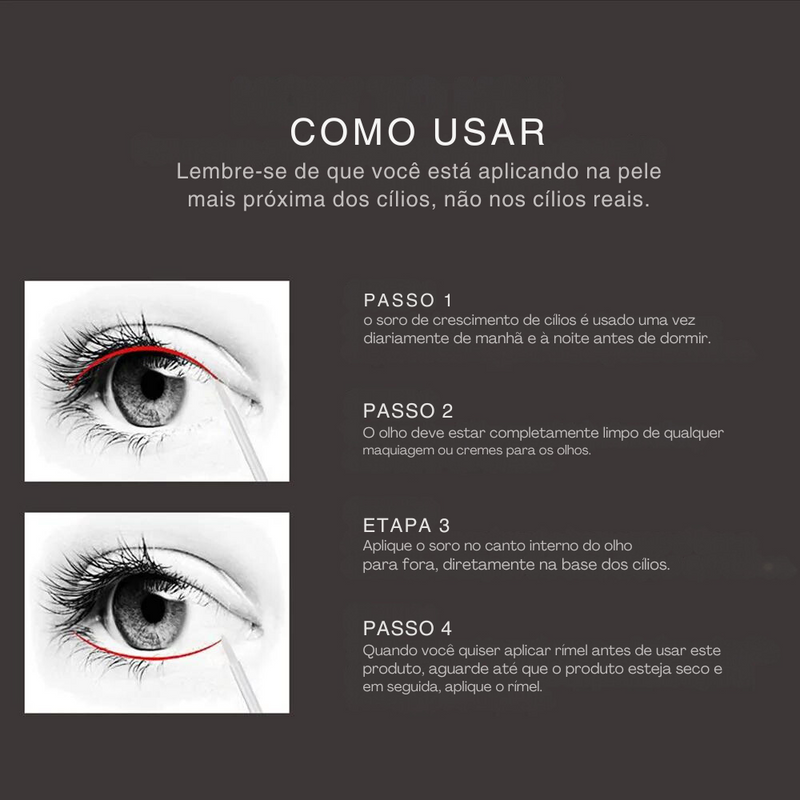 Soro de Crescimento para Cílios O.TWO.O