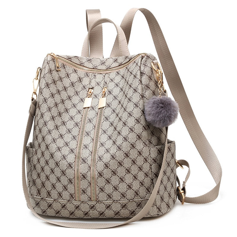 Mochila Feminina em Couro Liza