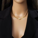 Corrente Feminina Golden Butterfly