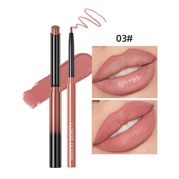 Batom Nude Elegance + Delineador labial