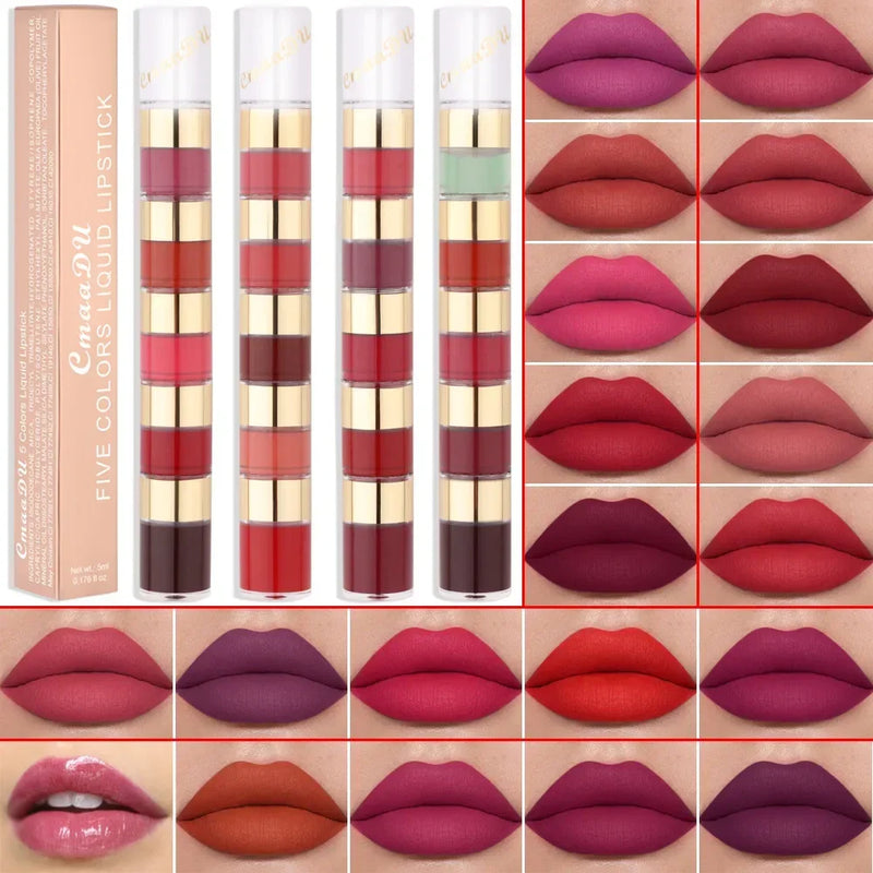 Batons Matte 5 em 1 PerfectSper™