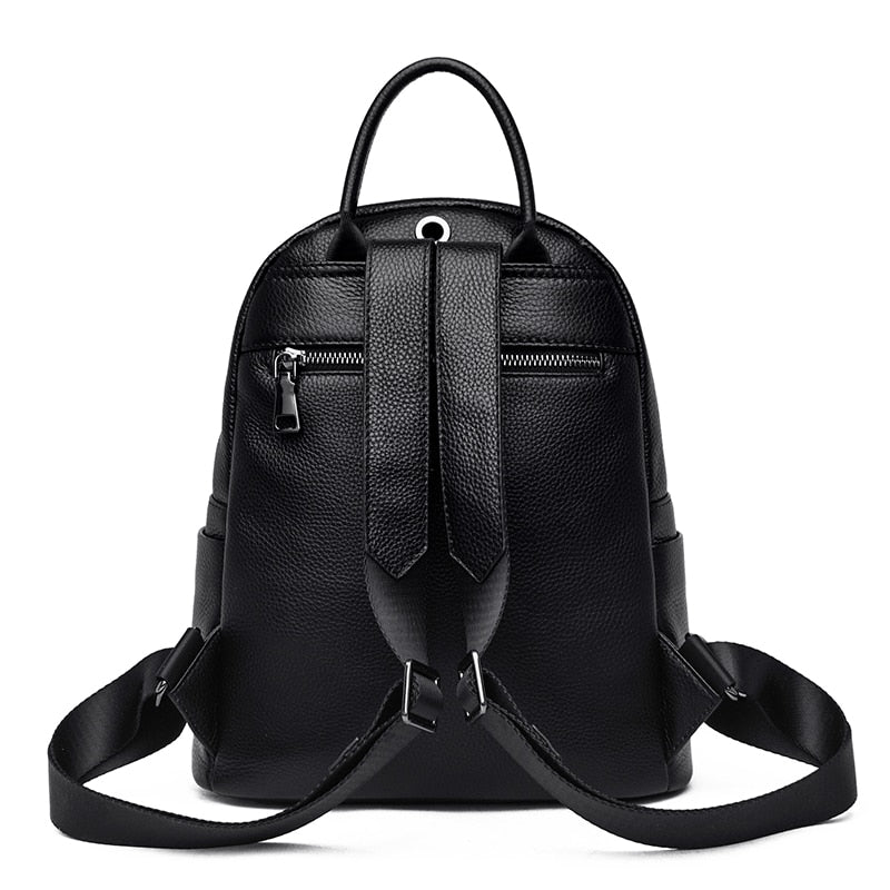Mochila Feminina em Couro Genuíno Ariel