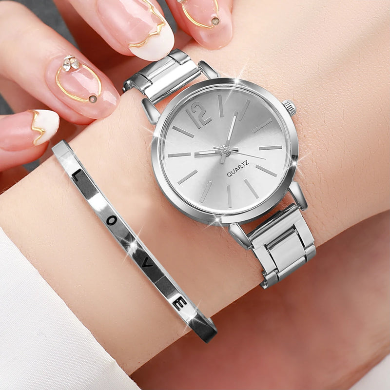 Relógio Feminino SPER Clássico Atemporal + Pulseira