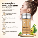 Cera Modeladora em Bastão Anti-Frizz (2 por 1) Hidrata e Repara fios