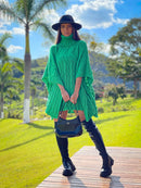Poncho Green Verde Bandeira Sofistic